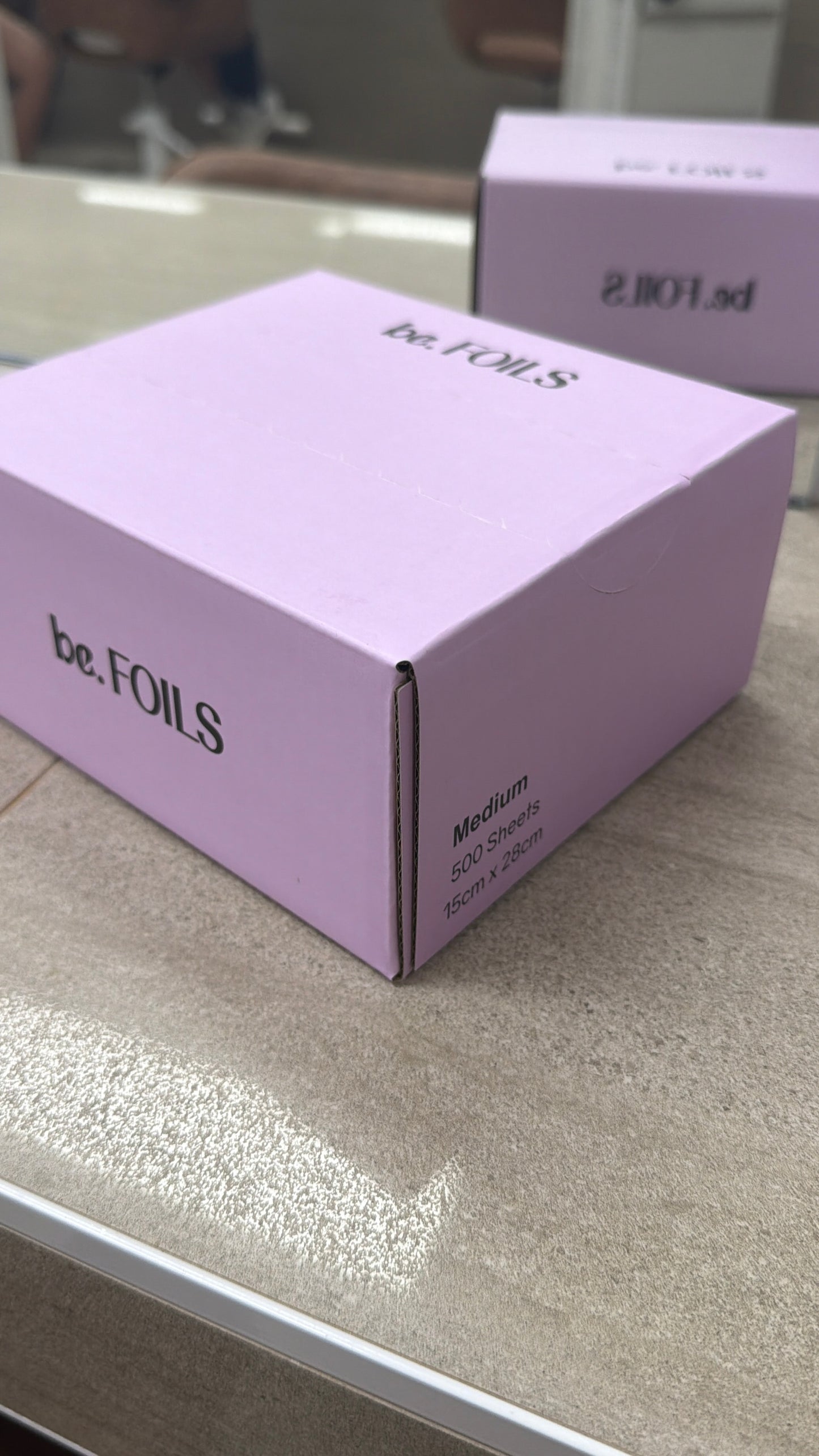 Medium Silver Foils in Coloured Box