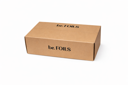 Large Silver Foils  in Coloured Box