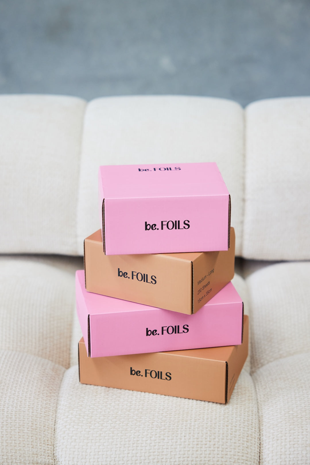 Medium/Long Silver Foils in Coloured Boxes