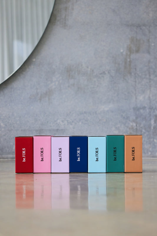 Medium Silver Foils in Coloured Box