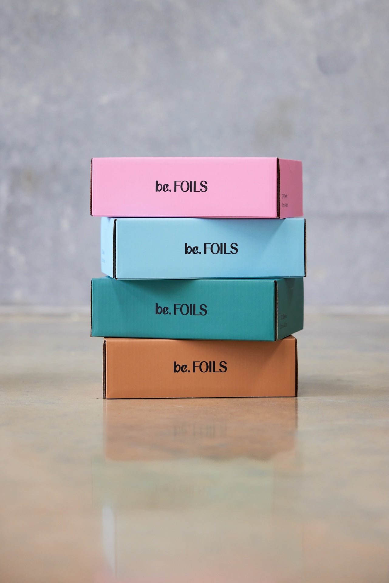Large Silver Foils  in Coloured Box